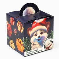 Набор конфет с игрушкой "С новым годом: корги", 250 г Набор конфет с игрушкой "С новым годом: корги", 250 г