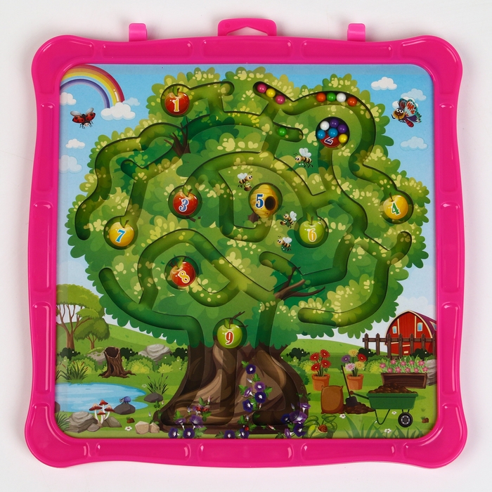 Игровой набор лабиринт &laquo;Дерево&raquo;, маркерная доска , 2 &times; 26 &times; 27,5 см
