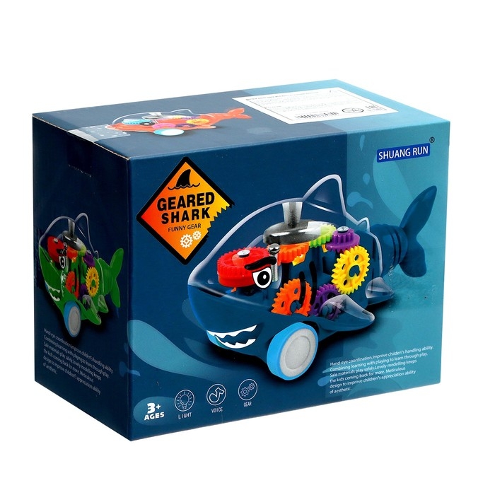 Акула инерционная &laquo;Шестерёнки&raquo;, МИКС