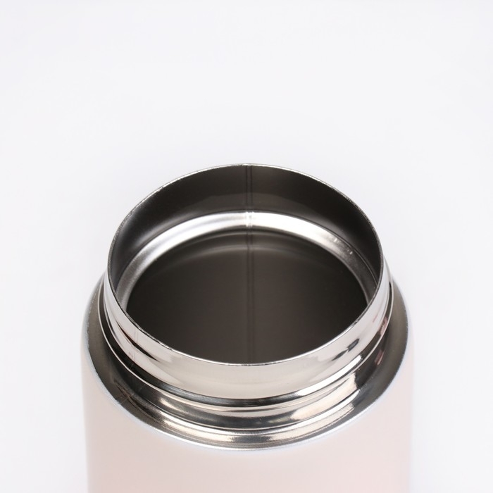 Термокружка, 420 мл, Simple "Любовь", сохраняет тепло 8 ч, термометр