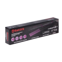 Мультистайлер Sakura SA-4529P, 38 Вт, керамическое покрытие, 180-210 &deg;C, шнур 1.8, чёрный