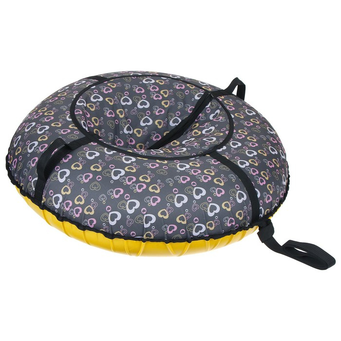 Тюбинг-ватрушка ONLITOP, диаметр чехла 105 см, цвета МИКС