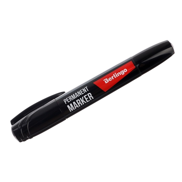 Маркер перманентный 2.0 мм Berlingo чёрный Маркер перманентный 2.0 мм Berlingo чёрный