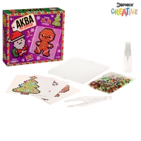 Аквамозаика «Дед Мороз: Печенька и ёлочка», 3 фигурки, 1010 шариков Аквамозаика «Дед Мороз: Печенька и ёлочка», 3 фигурки, 1010 шариков