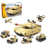 Конструктор блочный &laquo;Штурмовой танк&raquo;, 724 детали