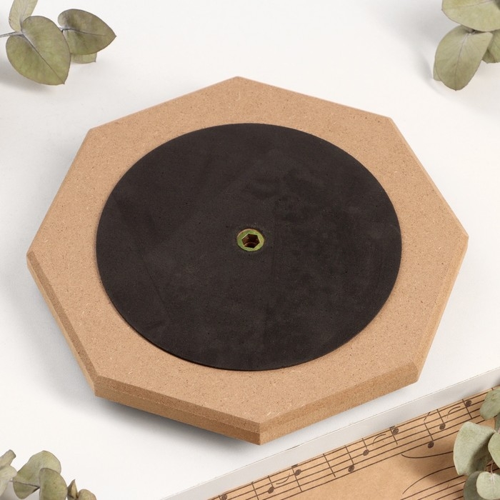 Пэд тренировочный Music Life, 8 дюймов, серый Пэд тренировочный Music Life, 8 дюймов, серый