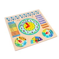 Обучающая доска «Календарь с часами» Обучающая доска «Календарь с часами»