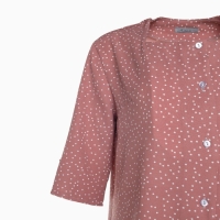 Платье рубашка, цвет пудра, размер 52