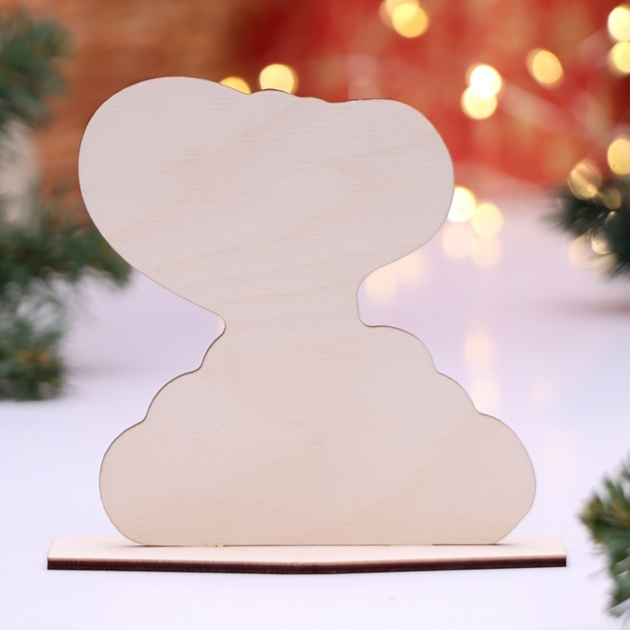 Новый год. Декоративная Подставка с символом года "Кобра 2025", 12,5 х 11,7 х 5 см