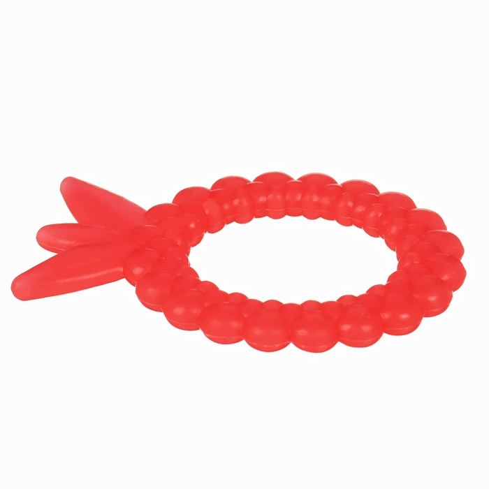 Прорезыватель силиконовый &laquo;Клубничка&raquo;, цвет МИКС, КНОПА