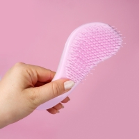 Расчёска массажная, 7,5 &times; 18,5 см, PVC коробка, цвет МИКС