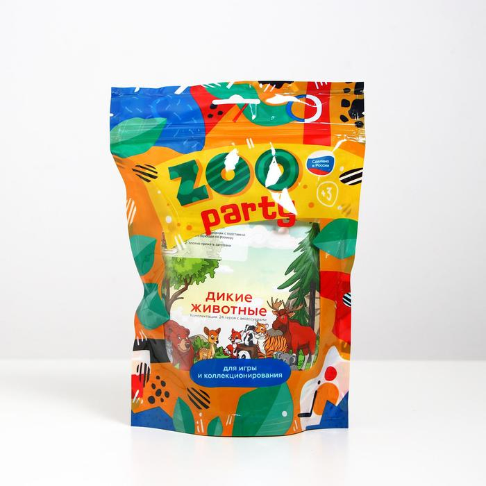Набор &laquo;Дикие животные&raquo; 24 героя с аксессуарами