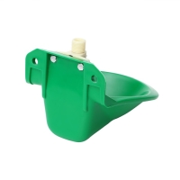 Поилка чашечная для КРС, свиней, коз, 17 &times; 18 &times; 7 см, пластик, зелёная, Greengo