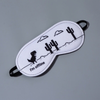 Маска для сна &laquo;No signal&raquo;, 19 &times; 8,5 см, резинка одинарная, рисунок МИКС