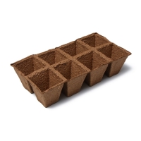 Торфяная кассета, 8 ячеек по 200 мл, 7 &times; 7 см, набор 3 шт.