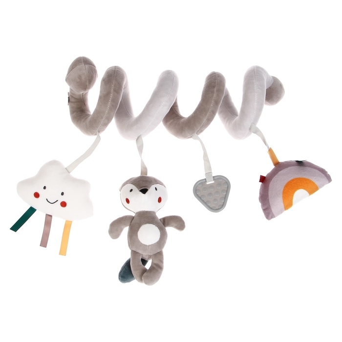 Растяжка на кроватку/коляску «Волчонок Тиша», с прорез., Крошка Я Растяжка на кроватку/коляску «Волчонок Тиша», с прорез., Крошка Я