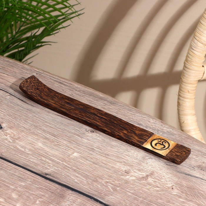 Подставка под благовония Подставка под благовония "Ом" пальма, рог 25 см