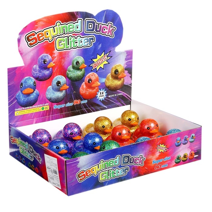 Игрушка &laquo;Уточка&raquo; с пищалкой, цвета МИКС