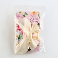 Краб для волос с бантом &laquo;Люби&raquo;, 8 х 3 х 2.5 см