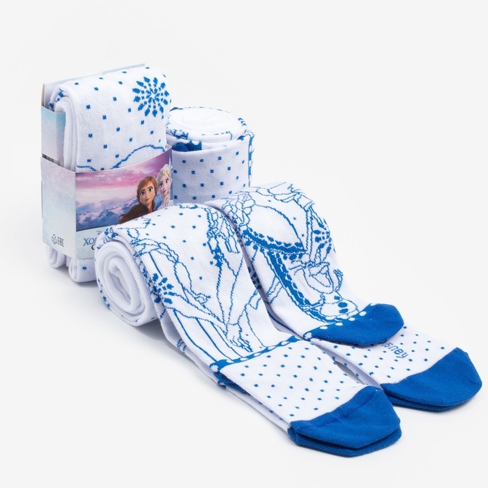 Колготки детские «Эльза и Анна» Холодное сердце, Дисней, рост 104-110 см Колготки детские «Эльза и Анна» Холодное сердце, Дисней, рост 104-110 см