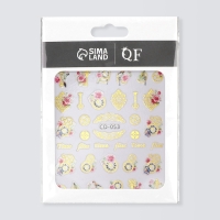 Наклейки для ногтей «Время», разноцветные Наклейки для ногтей «Время», разноцветные