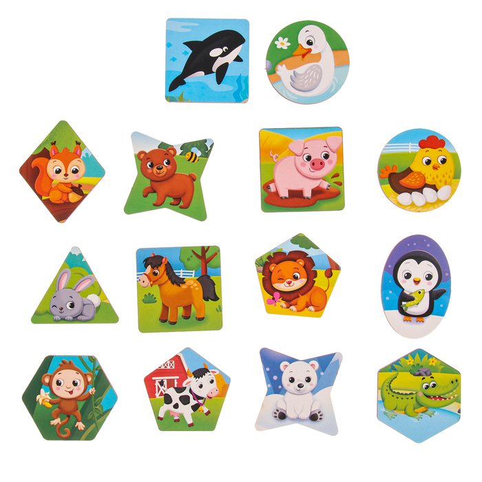 Досочки Сегена &laquo;Кто где живёт&raquo;