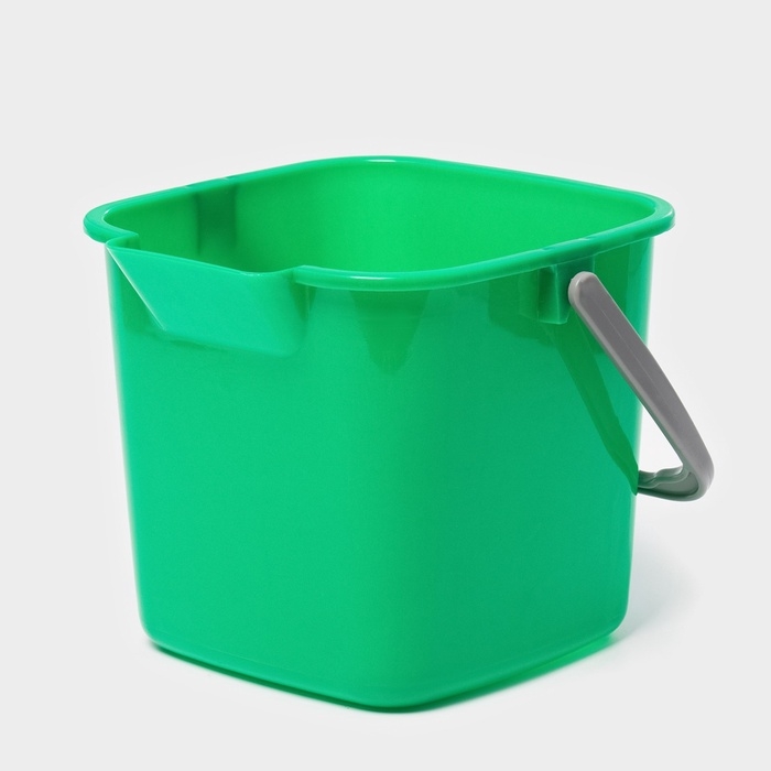 Ведро для уборки, 2.8 л, 17.6×18.5×15 см, зелёный Ведро для уборки, 2.8 л, 17.6×18.5×15 см, зелёный
