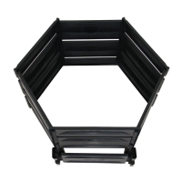 Компостер пластиковый, 600 л, 125 × 105 × 70 см, чёрный Компостер пластиковый, 600 л, 125 × 105 × 70 см, чёрный