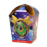 Новогодний шар из пайеток &laquo;Фантазия&raquo;