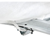 Парник, длина 5 м, оцинкованный профиль из 5 дуг, спанбонд 65 г/м&sup2;, &laquo;Агрощит&raquo;