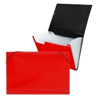 Папка картотека А4, Calligrata TOP DeLuxe, 13 отделений, пластиковая, 1000 мкм, красная Папка картотека А4, Calligrata TOP DeLuxe, 13 отделений, пластиковая, 1000 мкм, красная