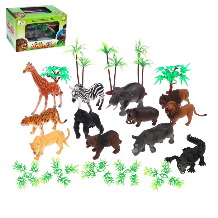 Набор животных &laquo;Зоопарк&raquo;, с ковром
