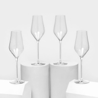 Набор бокалов для шампанского BALLET, 310 мл, хрустальное стекло, 4 шт