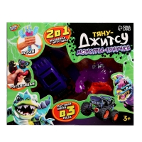 Набор тянучек «Тяну-Джитсу», с машинкой, 2в1, МИКС Набор тянучек «Тяну-Джитсу», с машинкой, 2в1, МИКС