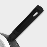 Ковш с крышкой Доляна &laquo;Первый дом&raquo;, 1,2 л, d=18 см, антипригарное покрытие, индукция, цвет чёрный