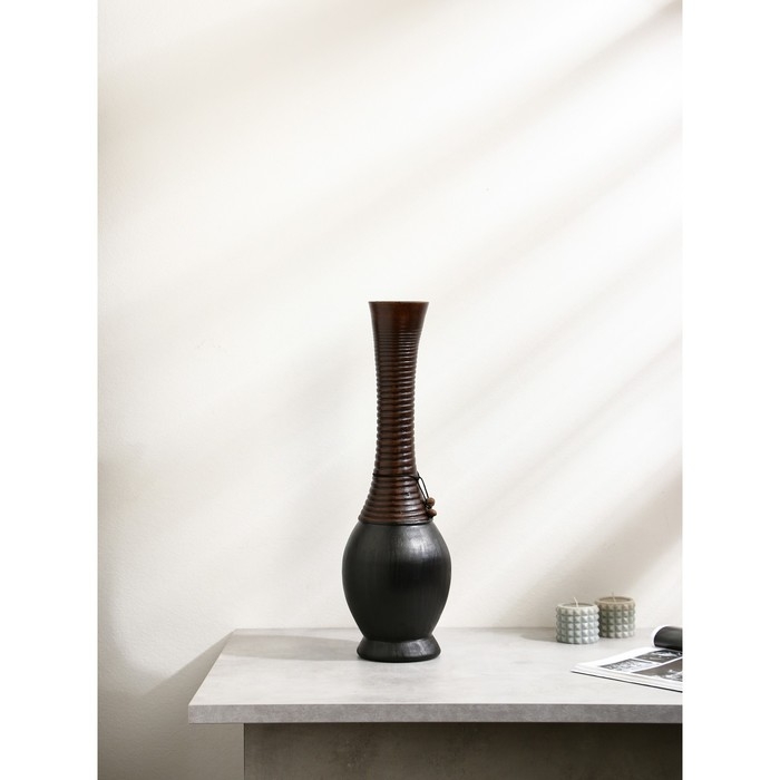 Ваза этническая &laquo;Клеопатра&raquo;, h=60 см, керамика, 1 сорт, Иран