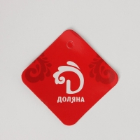 Вешалка настенная Доляна &laquo;Шах&raquo;, 4 двойных крючка, 33&times;13&times;6 см, цвет хром