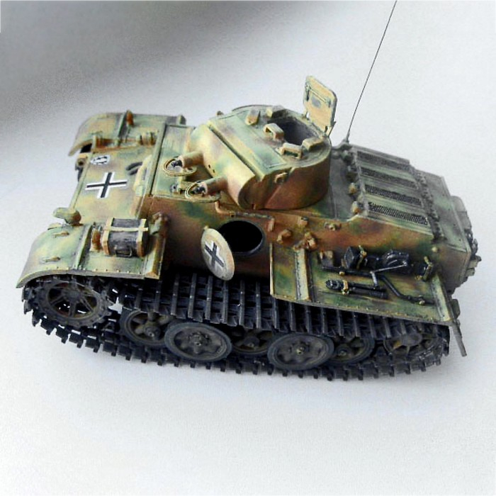 Сборная модель &laquo;Немецкий лёгкий танк Т-I F&raquo; Ark models, 1/35, (35015)