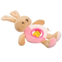 Игрушка-погремушка мягкая &laquo;Зайка&raquo;, Mum&Baby