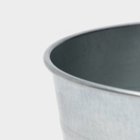 Кашпо оцинкованное, 1,5 л, ГОСТ Кашпо оцинкованное, 1,5 л, ГОСТ