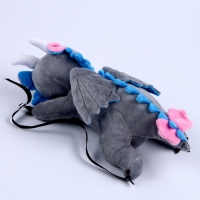 Мягкая игрушка-конфетница &laquo;Дракон большой&raquo;, серый, 20 &times; 18 см