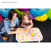 Мягкие кубики &laquo;Зверята&raquo;, 4 шт, 8 х 8 см, по методике Монтессори