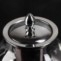 Чайник стеклянный заварочный с металлическим ситом &laquo;Жак&raquo;, 700 мл