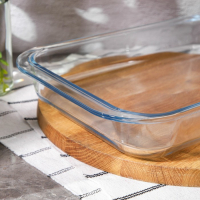 Форма для запекания и выпечки из жаропрочного стекла прямоугольная Доляна, 3 л, 39&times;24&times;6 см