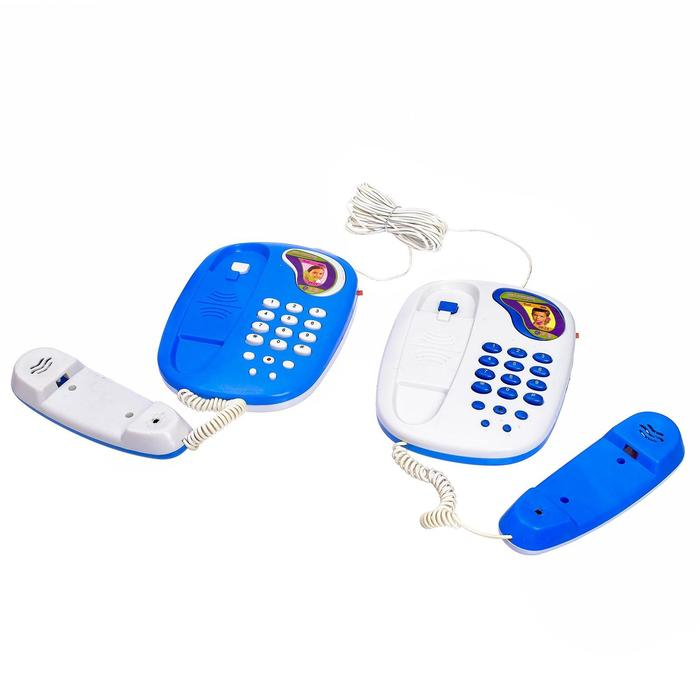 Телефон &laquo;Давай поговорим&raquo;, в наборе 2 телефона, МИКС