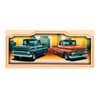 Машина металлическая &laquo;Пикап&raquo;, инерция, 1:32, открываются двери, световые и звуковые эффекты, цвет синий