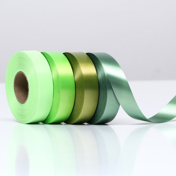 Лента для декора и подарков, МИКС (53,64,03,34),  2 см х  45 м