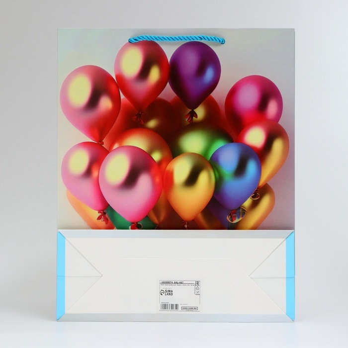 Пакет ламинированный &laquo;Букет&raquo;, M 26 &times; 32 &times; 10 см