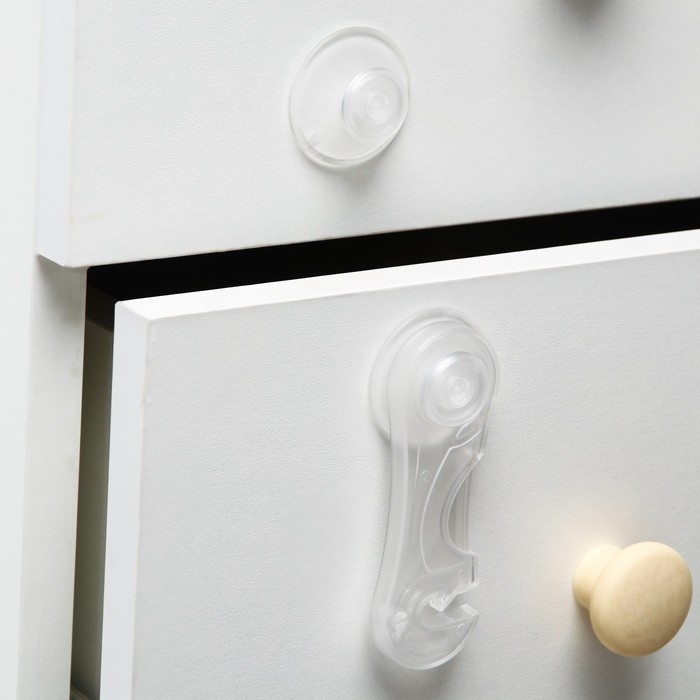 Блокиратор для дверей и ящиков, универсальный, цвет прозрачный, Крошка Я