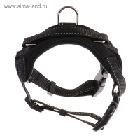 Шлейка К7 мягкая светоотражающая, размер XL, ОГ 74-92 см, вес 28-47,5 кг, черная Шлейка К7 мягкая светоотражающая, размер XL, ОГ 74-92 см, вес 28-47,5 кг, черная